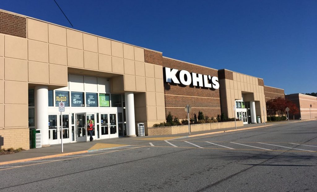 Don’t be fooled by the outside. This Kohl's department store in Duluth was packed inside with shoppers on Black Friday. (Tasnim Shamma/WABE)