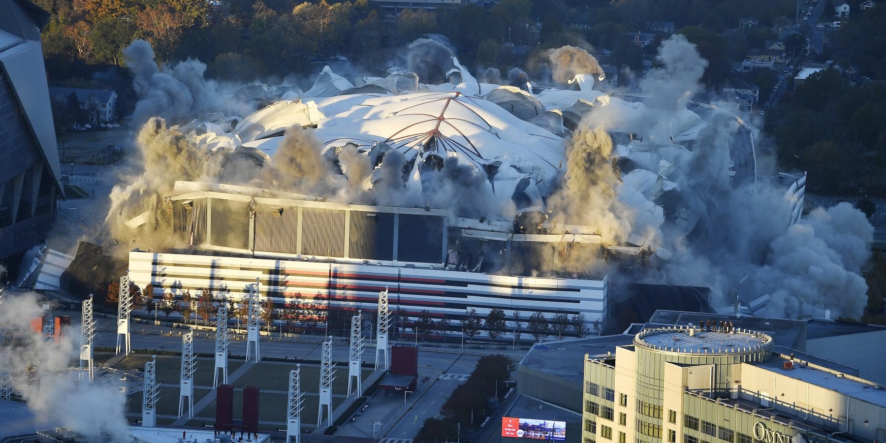 Last Chunks Of Georgia Dome To Be Blasted Away Wednesday