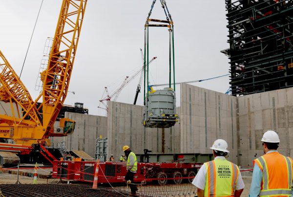 The expansion project at Georgia’s Plant Vogtle is now the sole nuclear construction project in the nation. (Georgia Power)
