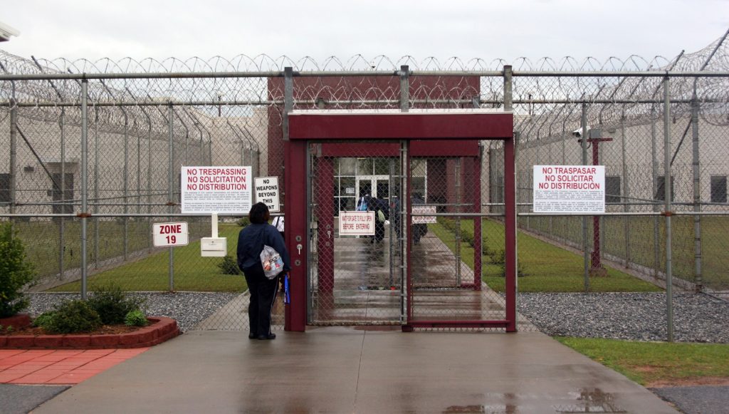 Stewart Detention Center is operated by the private corrections company CoreCivic, formerly known as Corrections Corporation of America. The detention center can hold nearly 2,000 people. (Kate Brumback/Associated Press file)