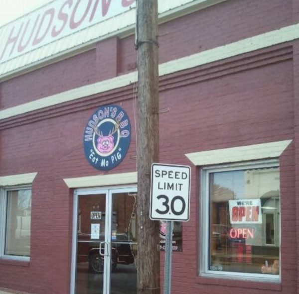 Hudson's BBQ is one of a handful of restaurants in Crawford County, Georgia. (Courtesy of Dan Hudson)