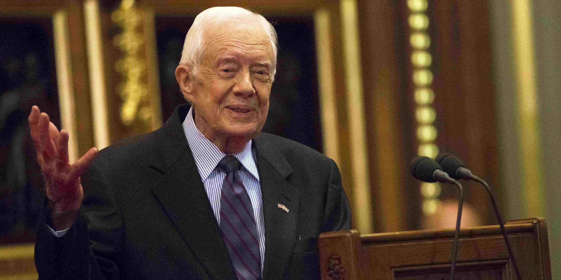 Jimmy Carter Backs Stacey Abrams In Georgia Governor’s Race