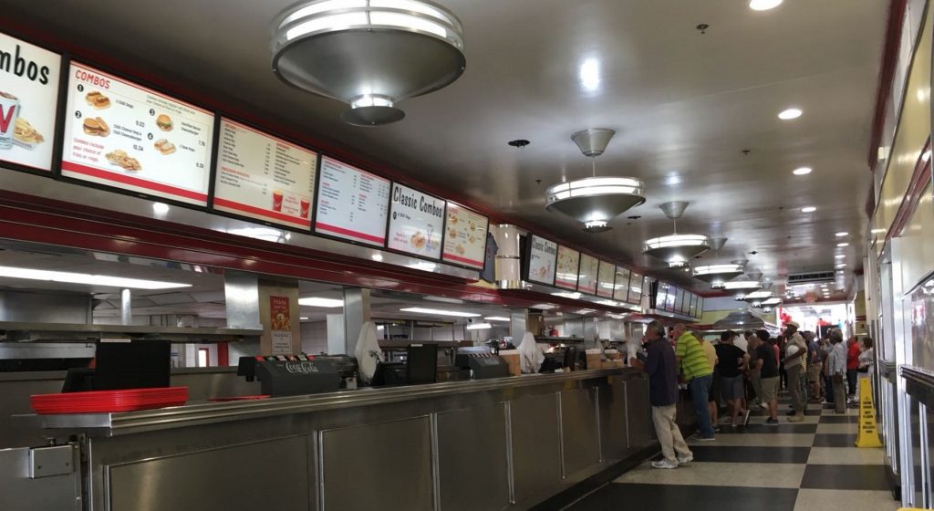 The Varsity remains a Georgia family-owned business, and the Midtown location has become a piece of living history. (Tasnim Shamma/WABE)
