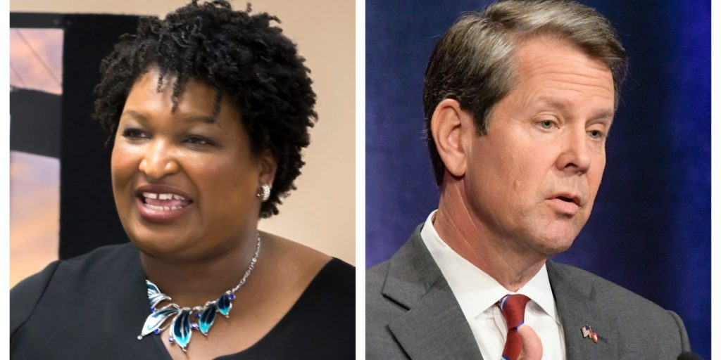 Democratic gubernatorial candidate Stacey Abrams told CNN on Sunday that her Republican opponent, Secretary of State Brian Kemp, is "eroding the public trust" because his office has held up 53,000 new voter registration applications. Kemp counters that he's following Georgia laws that require due diligence in registering voters.