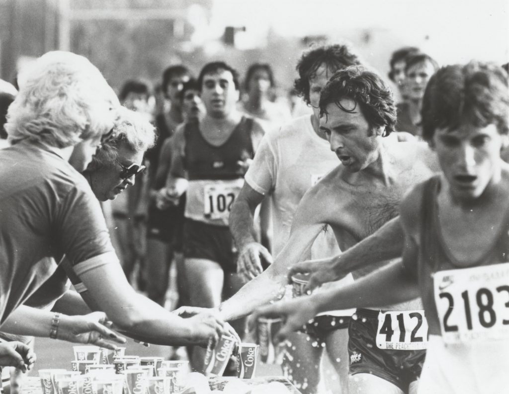 Runners in the 1978 Peachtree Road Race.