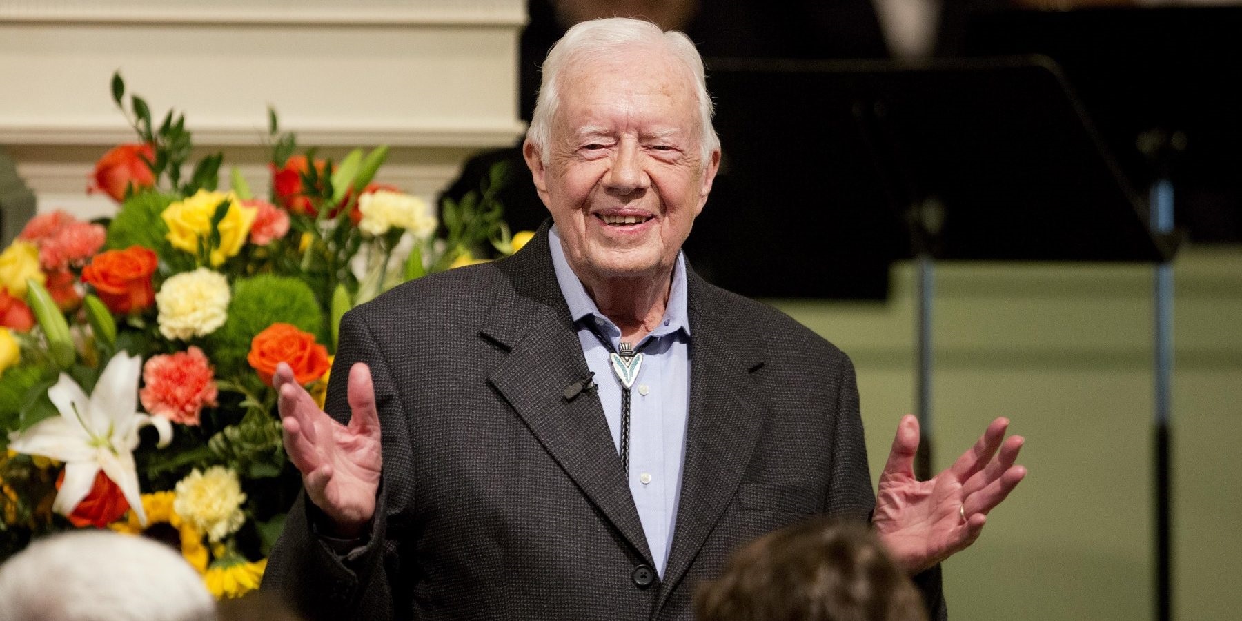 Jimmy Carter, After Hip Surgery, Back Teaching Sunday School
