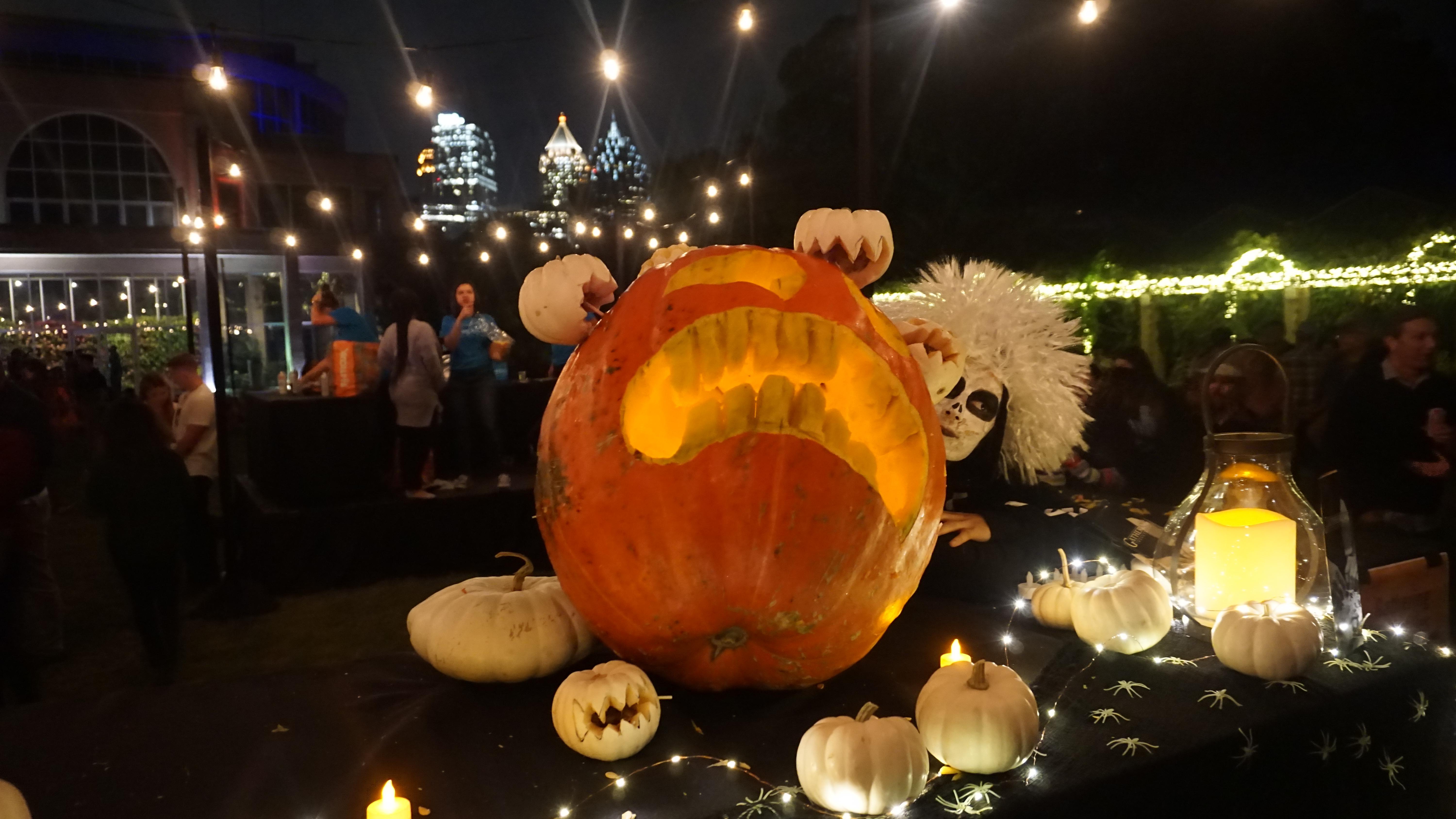 The winning jack-o-lantern was crafted by Gathering Industries. 