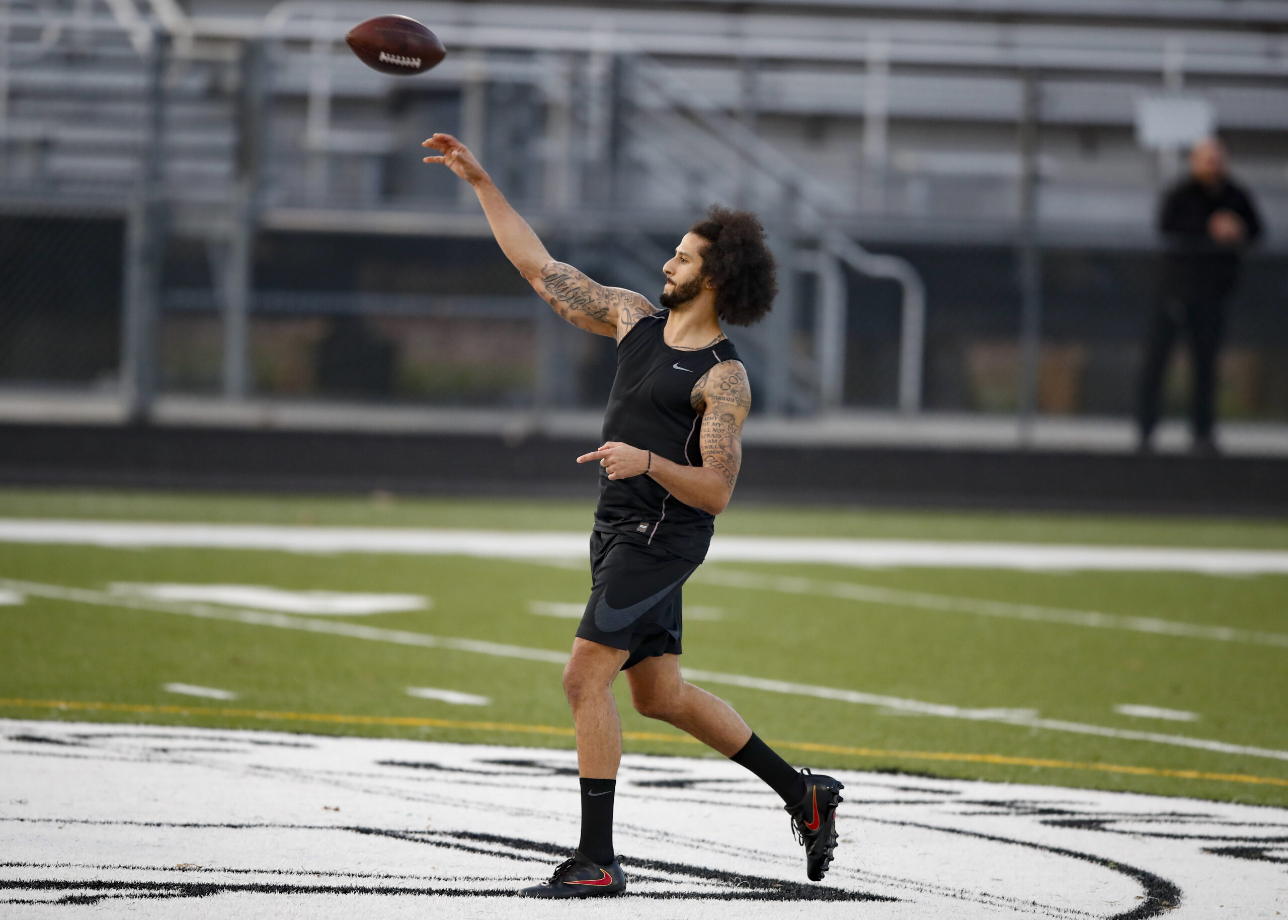 Kaepernick Back To School For NFL Workout In Atlanta