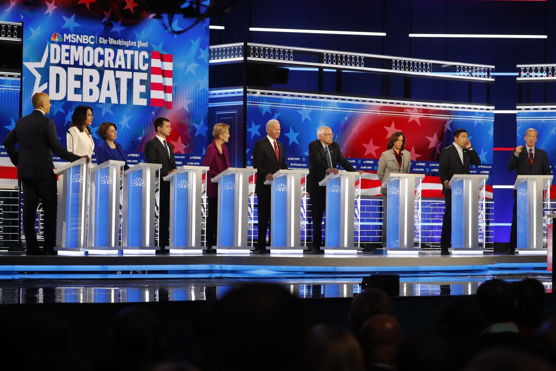 In Atlanta, Democrats Clash At Debate Over Health Care, How To Beat Trump