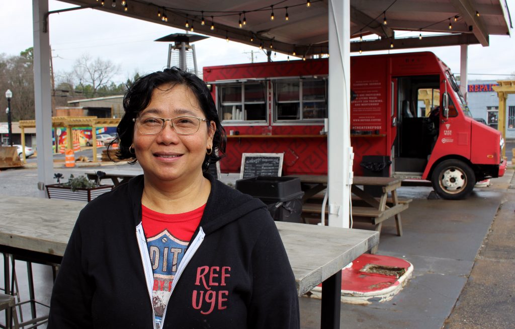 Edna Soliman has found her community working at Refuge Coffee Co.