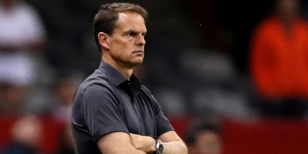 Atlanta United coach Frank de Boer stands on the sidelines March 11 during a CONCACAF Champions League soccer game in Mexico City. After a dismal performance in the MLS Is Back tournament, the team stunningly announced Friday that it had mutually agreed to part with de Boer, who nearly guided the team to the MLS Cup championship game last season.