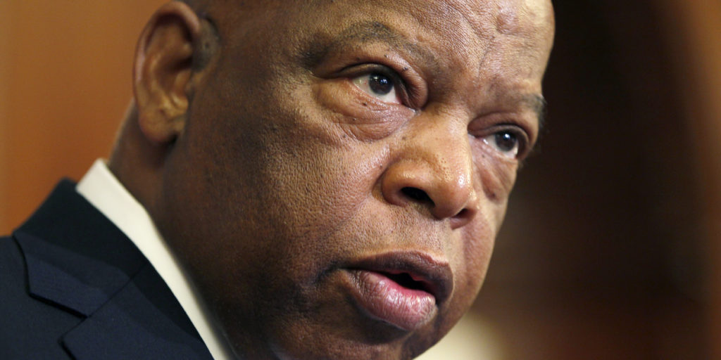 John Lewis, 80, who died last Friday served 17 terms in the U.S. House.