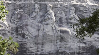 As Monuments Fall, Stone Mountain’s Confederate Carving Has Size On Its Side