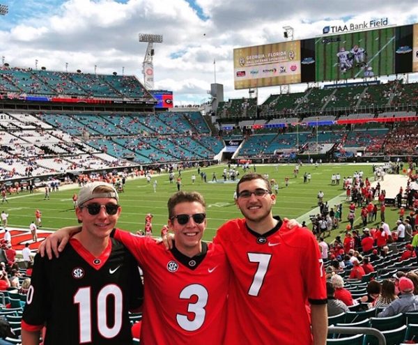 UGA junior Bradley Shanker, right, has had a mild case of COVID-19 and worries about the wider Athens community. (Courtesy of Bradley Shanker)