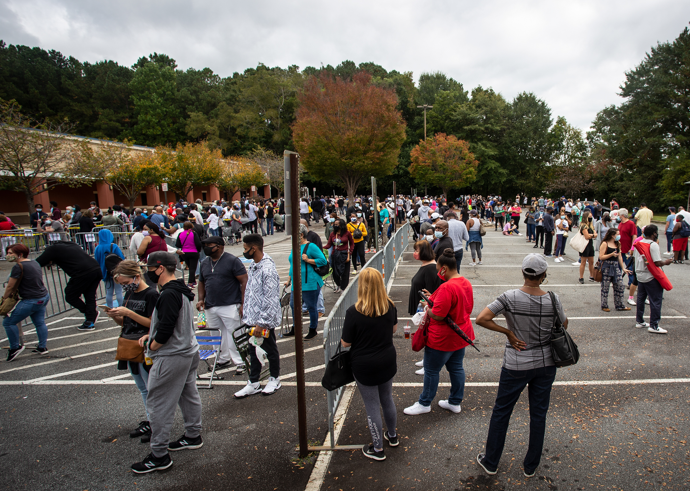 Georgia Breaks Turnout Record For First Day Of Early Voting