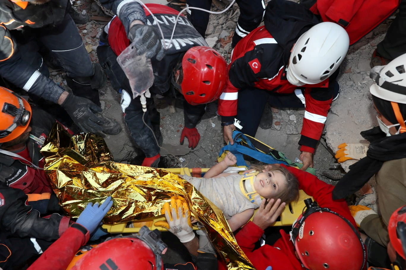 ‘our Miracle Girl Survives 4 Days In Quake Rubble Cheering Turkey Wabe 