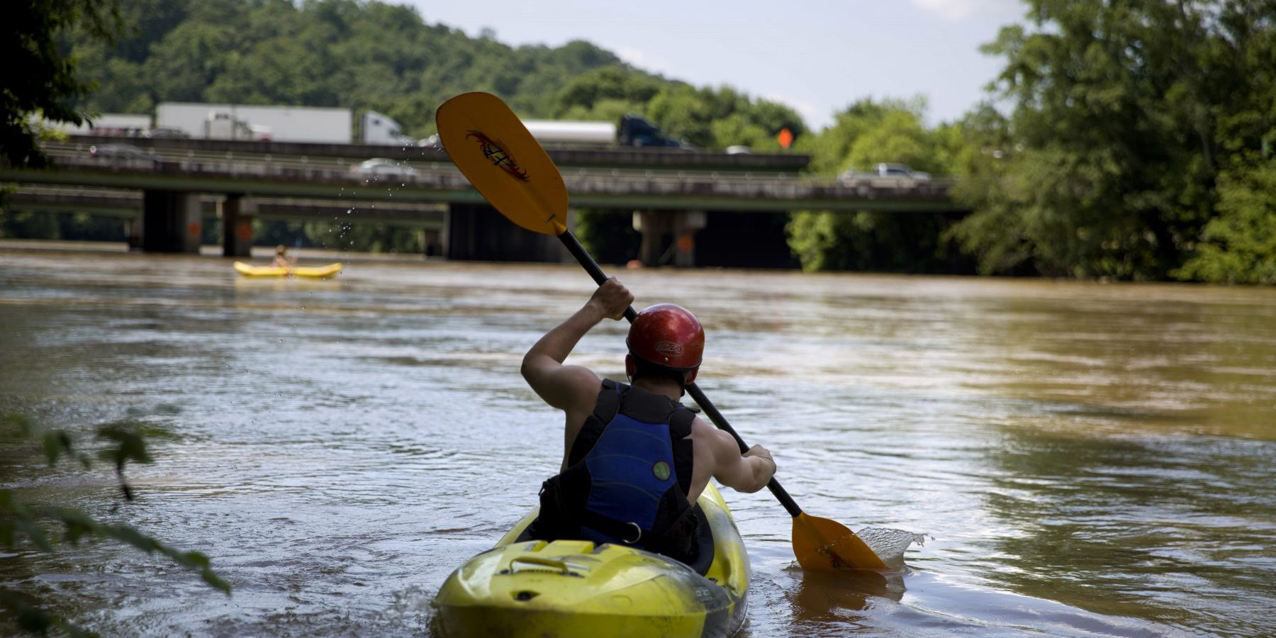 The Chattahoochee River, the main source of water for the metro Atlanta area, is also involved in this litigation, though the water suppliers in the area have worked to become more efficient and reduce per capita water use. (David Goldman/Associated Press file)