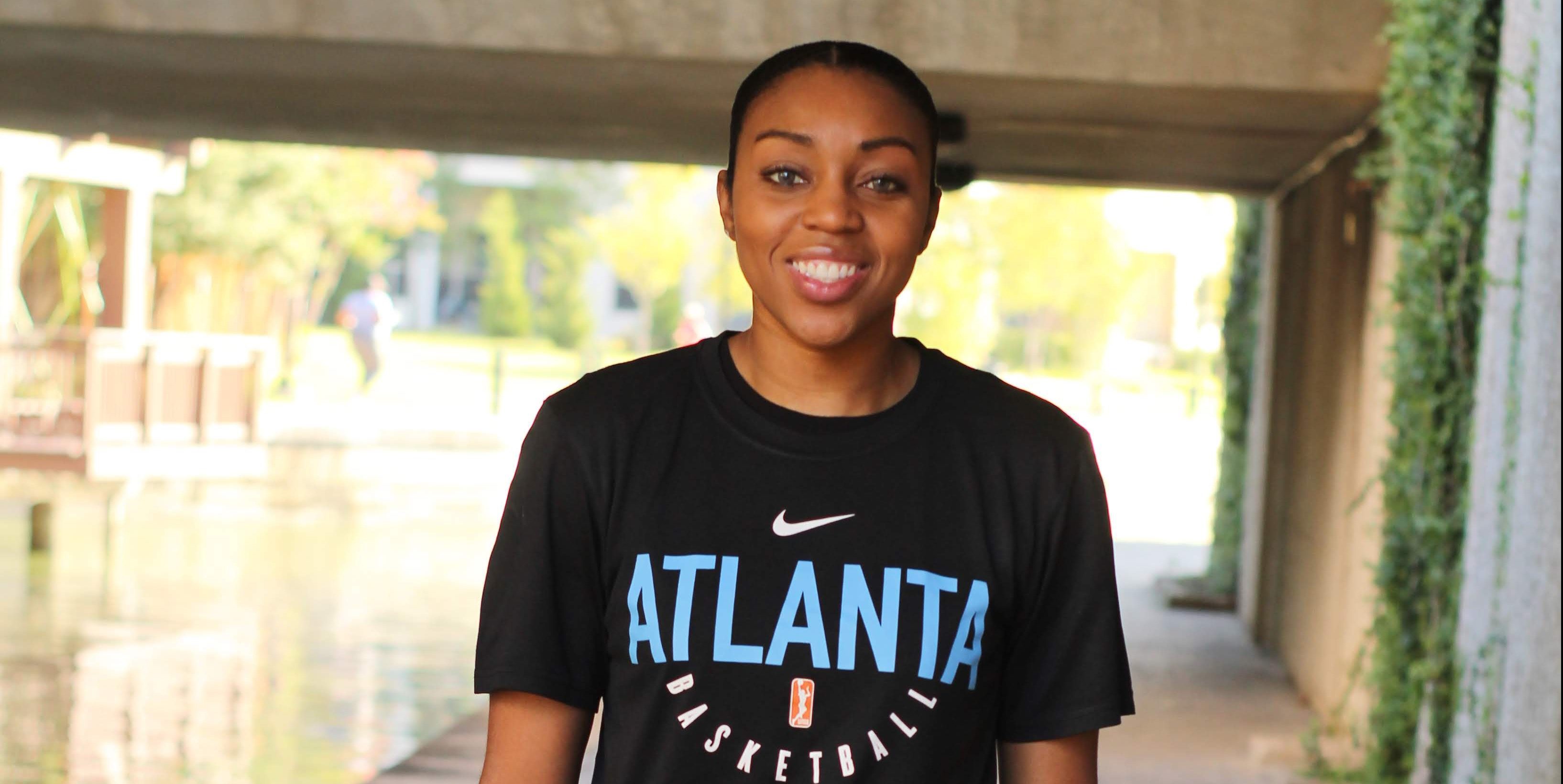Former Atlanta Dream star Renee Montgomery will serve as an executive for the team, making her the first former player to serve as an owner and an executive of a WNBA team. (Courtesy of Renee Montgomery)