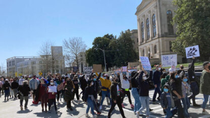 Hundreds In Atlanta Rally Against Hate After Spa Shootings