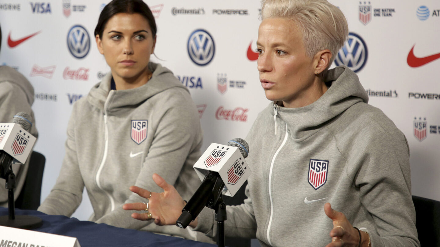 Carli Lloyd, Alex Morgan, Megan Rapinoe