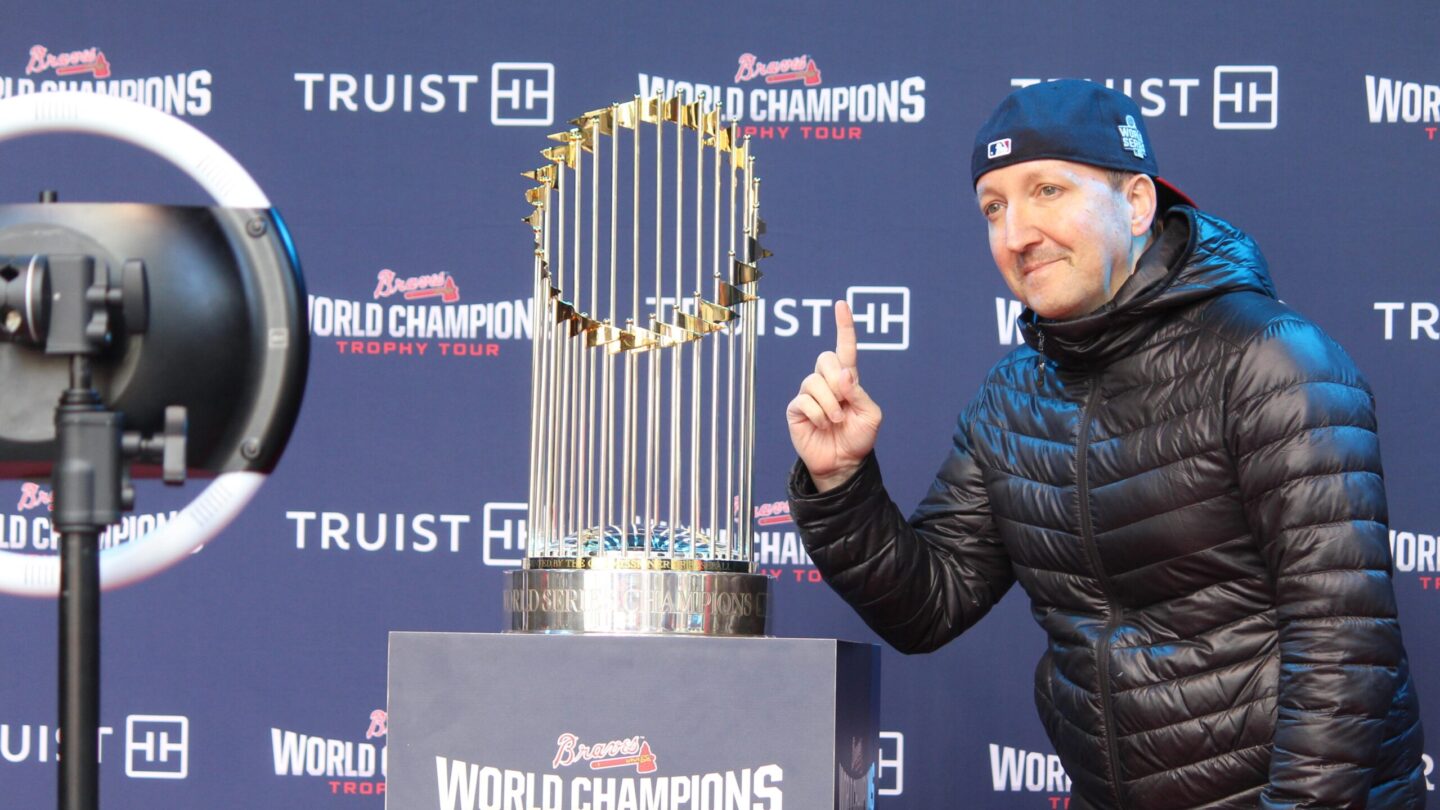 Braves World Series trophy