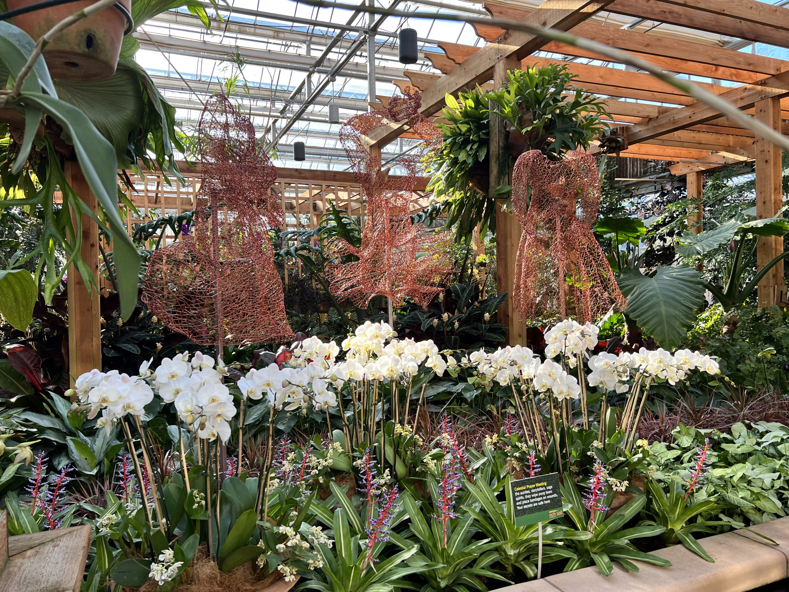 Orchid Daze' exhibit features sculptures inspired by Alvin Ailey's