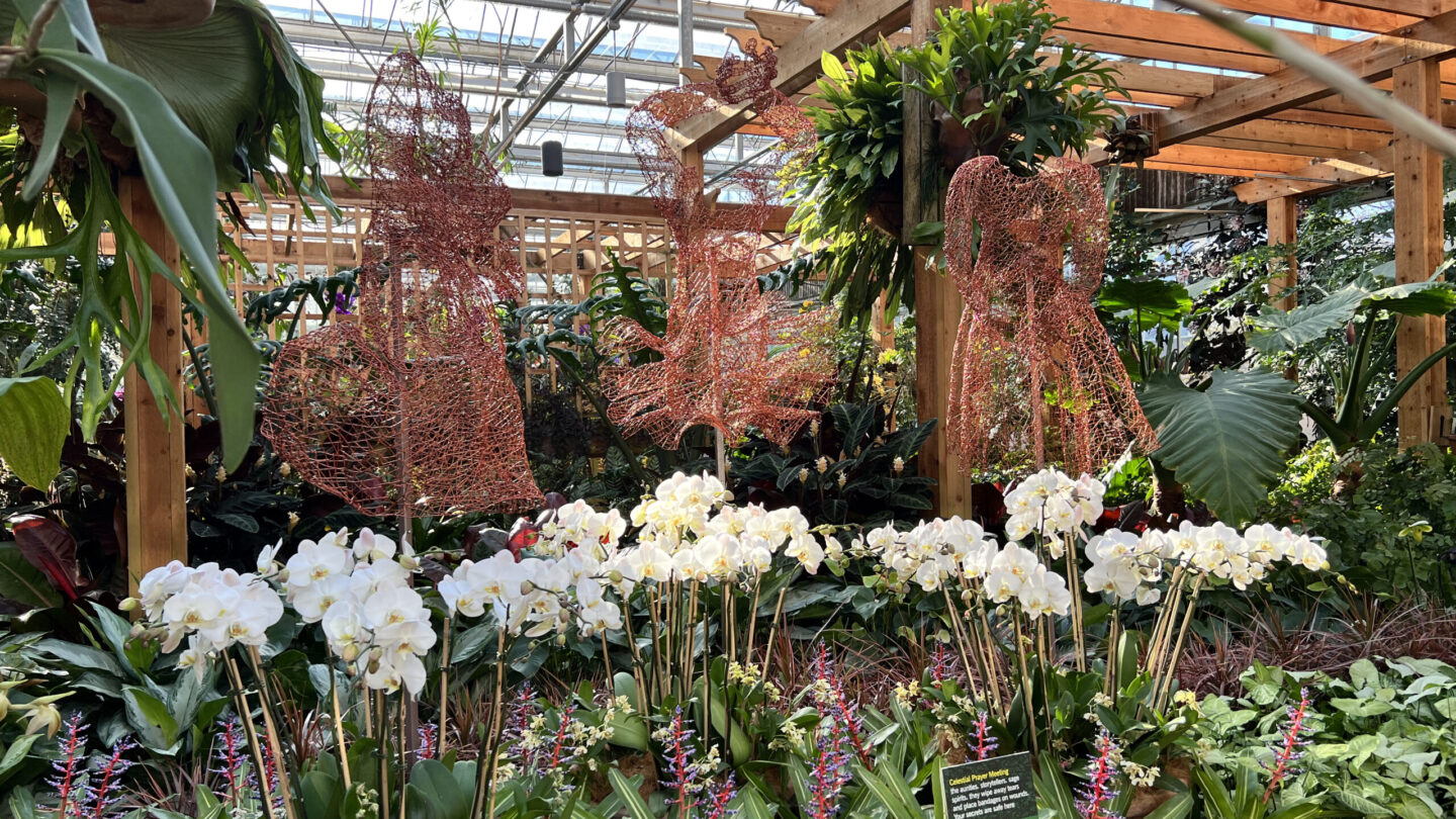 Orchid Daze' exhibit features sculptures inspired by Alvin Ailey's