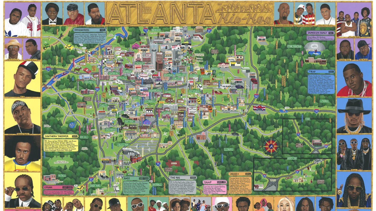 atlanta rap map