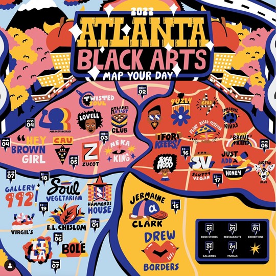 atlanta black arts map