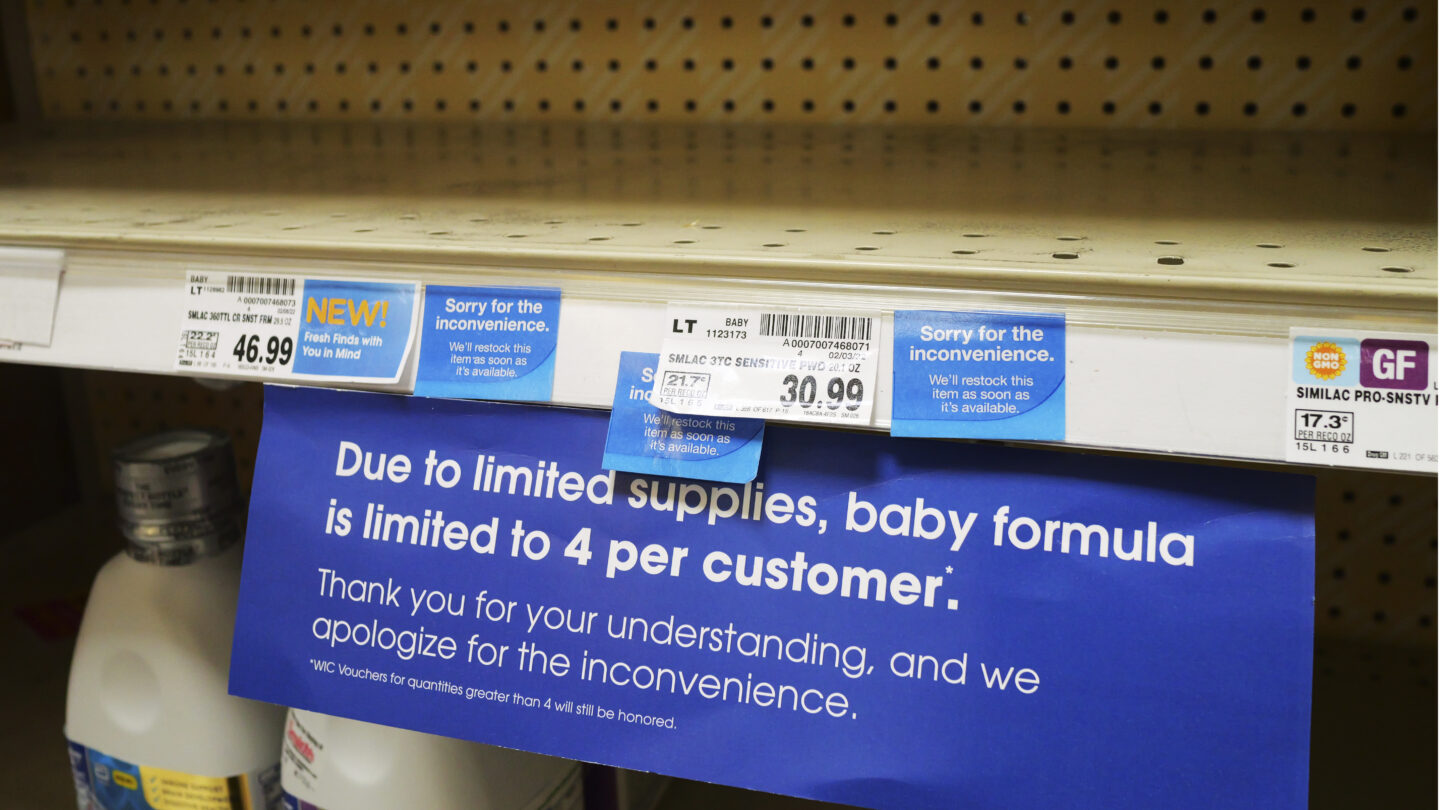 Baby Formula Shortage