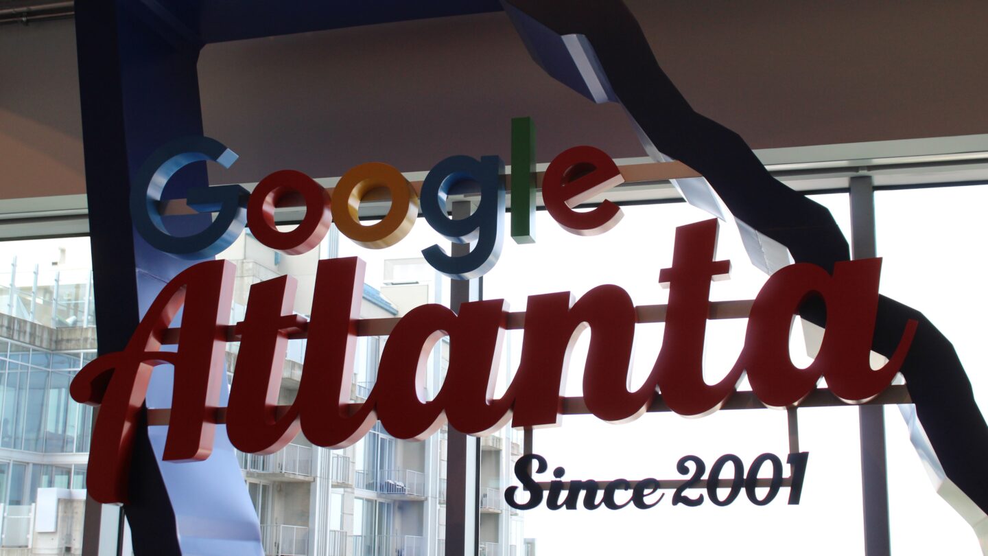 Google Atlanta sign