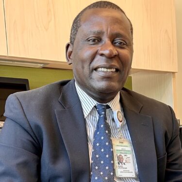 Infectious disease expert Dr. Igho Ofotokun is a Professor of Medicine at Emory, and is a principal investigator for the Atlanta long COVID research project, part of the national RECOVER Initiative. (Jess Mador/WABE)