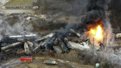 The federal government agreed to a modest $15 million fine for Atlanta-based Norfolk Southern over last year's disastrous derailment in Ohio.