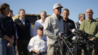 Georgia Republican Gov. Brian Kemp sets the stage to aid Texas governor's border standoff with Biden