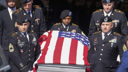 Army Reserve Georgia soldier killed in Jordan mourned by family and Gov. Kemp at funeral