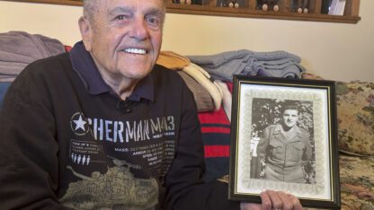A profile of Andy Negra Jr., of Helen, Georgia, who took part in the Allies' European war effort that led to the defeat of Nazi Germany.