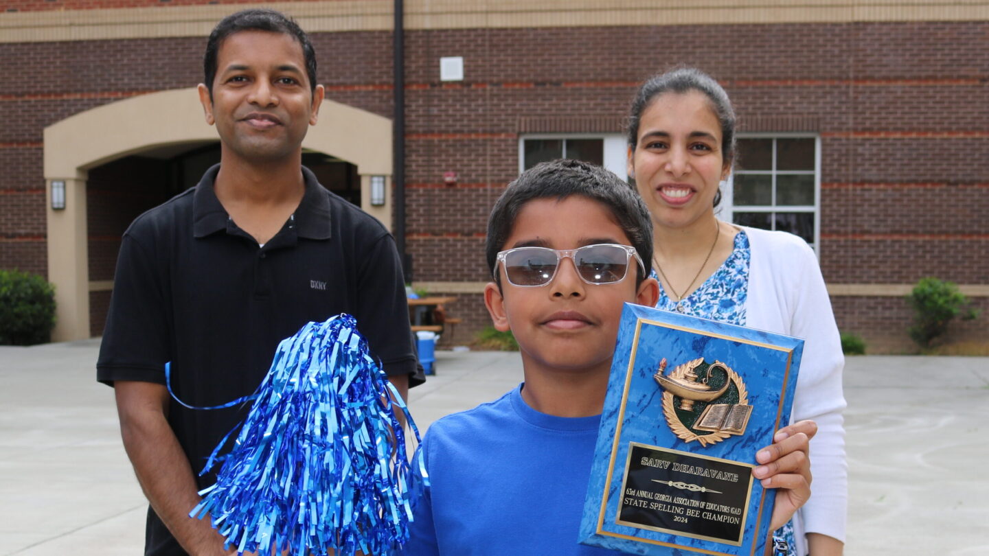 DeKalb County student Sarv Dharavane is heading to the Scripps National Spelling Bee in Maryland on May 28.