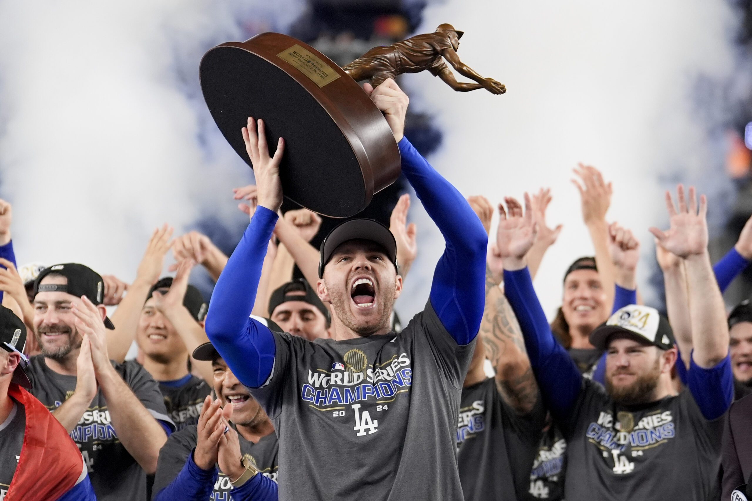 Former Atlanta Brave Freddie Freeman wins World Series MVP award