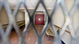 An emergency room of a hospital closed