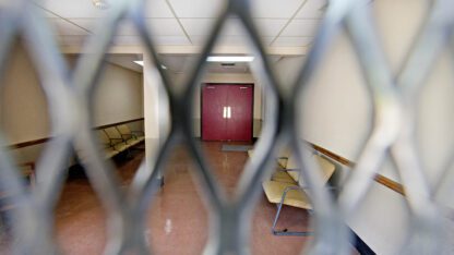 An emergency room of a hospital closed