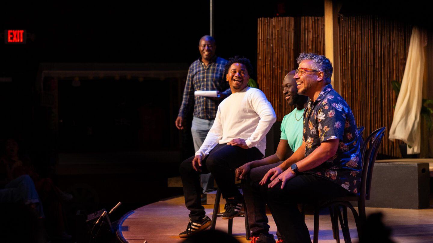 actors on stage