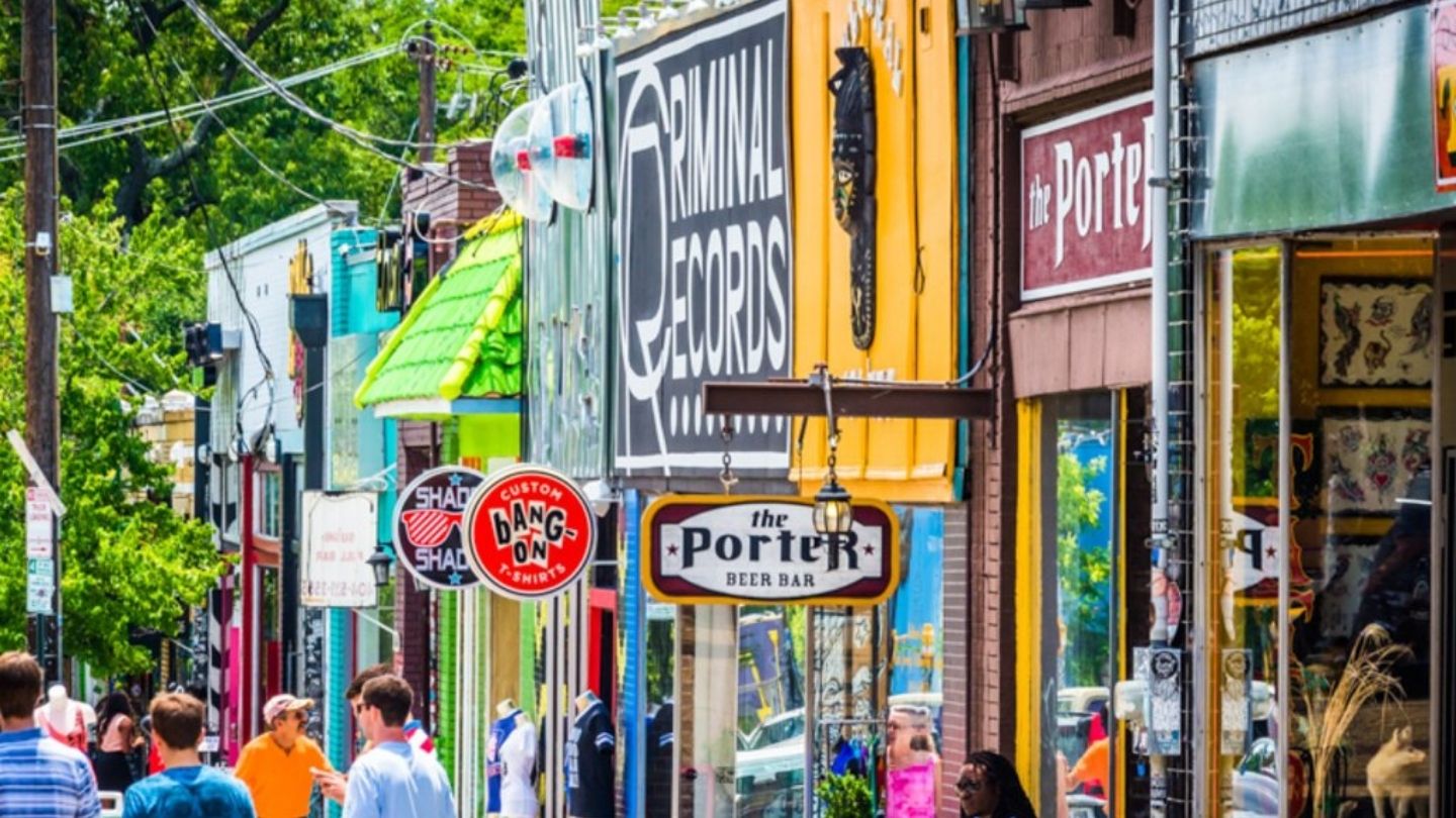 Little Five Points storefronts