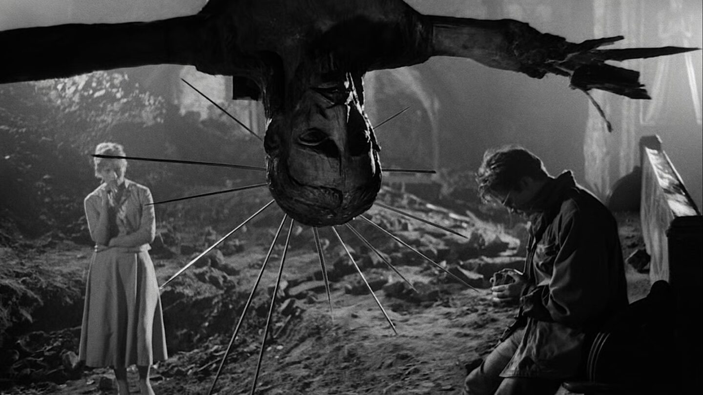 A still from Ashes and Diamonds