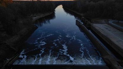 A dam in Fayetteville