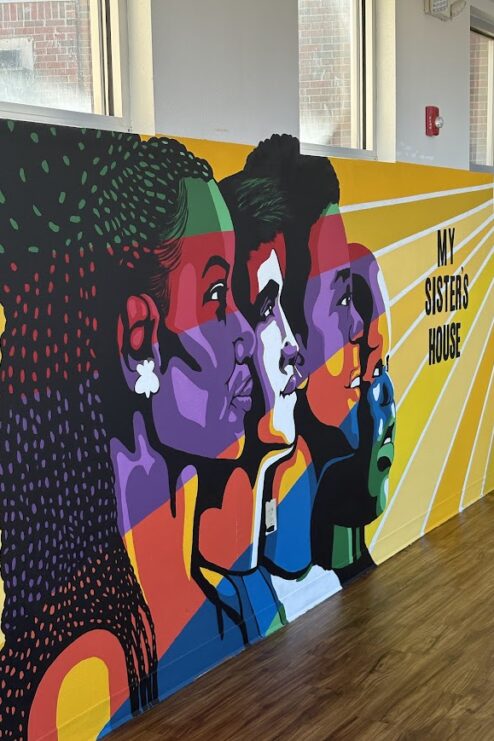 A mural made for My Sister's House, an Atlanta shelter.