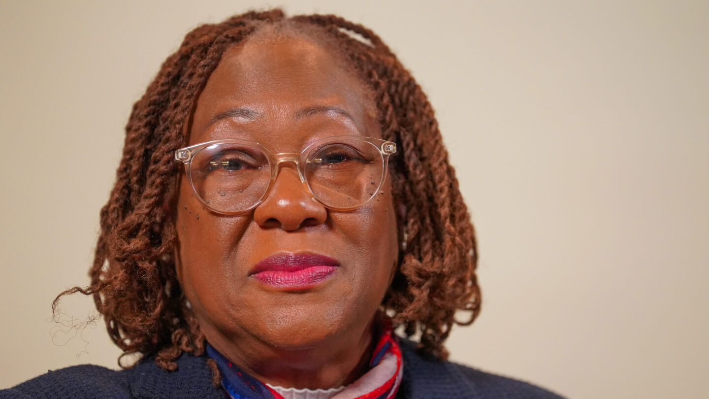 Georgia military veteran Arthurine Williams-Wright served as an officer in the Army Corps of Engineers from the late 1970s until after the First Gulf War. (Matthew Pearson/WABE)