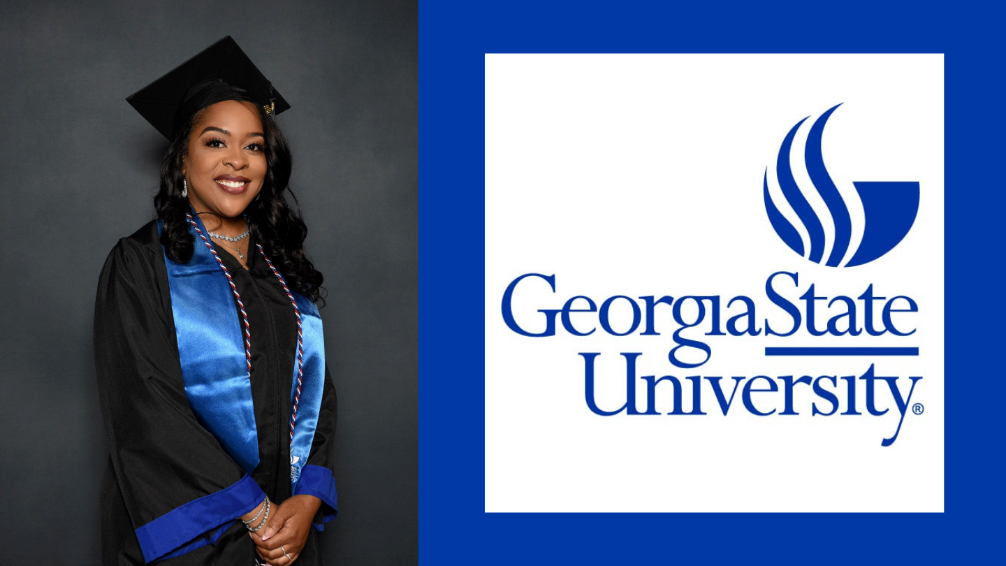 Former combat medic graduates from GSU with plans to become a criminal defense attorney 