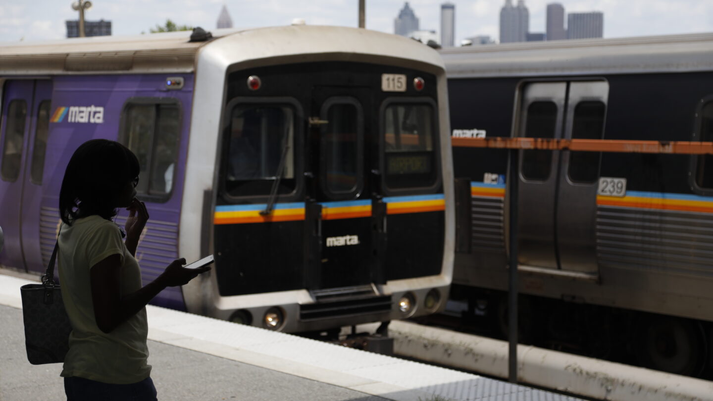 A set of MARTA trains