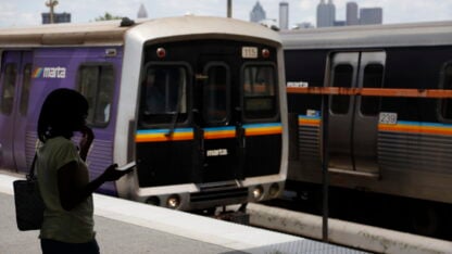 A set of MARTA trains