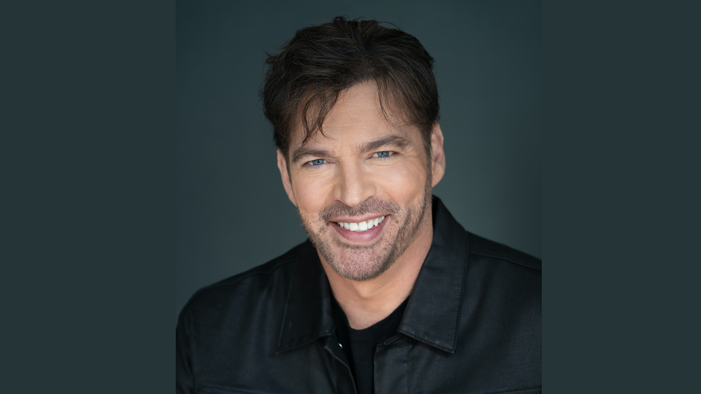 Harry Connick Jr. smiling in a black jacket, promotional photo for his 2026 Chastain Park Atlanta concert
